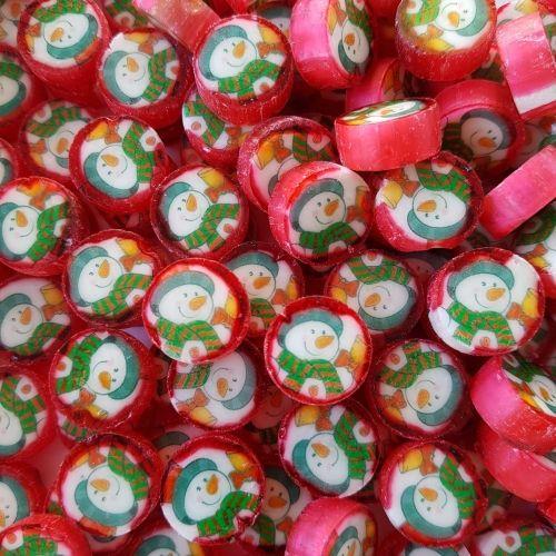 YILBAŞI KARDAN ADAM DESENLİ LOLLY ŞEKER 250 GR